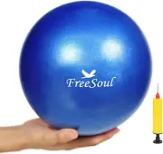 Small Pilates Ball with Pump 9 Inch Mini Bender Ball for Stability Pilates Yo...