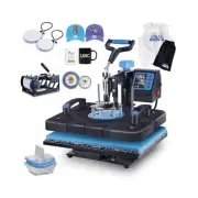 Upgraded 5 in 1 Heat Press Machine 12 x 15 Inch Heat Transfer Machine 360-Deg...
