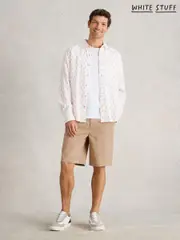 White Stuff Natural Flamingo Chino Shorts (H27466) | $115