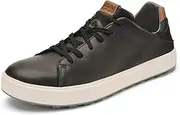 [OLUKAI] Wai'alae Men's Golf Shoes, Spikeless Golf Shoes, Supple Full-Grain Leather & Contoured Footbed, Waterproof & Stain-Resistant