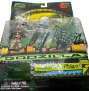 - GODZILLA - TRENDMASTERS - HUMAN ACTION FIGURE - 1998- Capture Net Phillipe NOS