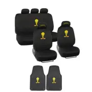 Tweety Bird Diva Cartoon Car Seat Covers + 2 Front All Weather Floor Mats 11 PC