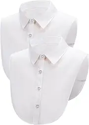 [Eyibenlilan] Dickey Fake Collar Shirts Blouse Half Shirt Collar for Women & Girls Versatile Accessory
