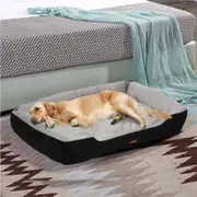 Pawz Pet Bed Dog Beds Bedding Mattress Mat Cushion Soft Pad Pads Mats XXL Black