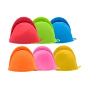 Anti Hot Silicone Hand Clip Heat Insulation Gloves Non-Slip Kitchen Oven Mitt