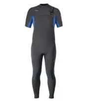 XCEL Men's 2mm COMP X Short Sleeve Chest-Zip Wetsuit - Medium Short - GSA - NWT