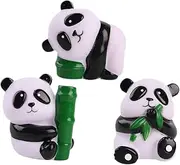 ERINGOGO 3Pcs Panda Shape Squeeze Portable Sensory for Fun Squishy for Anxiety Relief Party Decorations and Playtime Fun