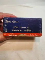 Bantam glass slides for 2" x 2" taped slides/photography 35 mm slides