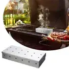 Works with Wood Chips Smoke Box For Gas Grill or Charcoal Grill