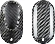Genuine Carbon Fiber for Mercedes Benz EQS450+ Key Fob Cover Case EQE350 S580 C300 C-Class S-Class G-Class E-Class 2020-2023
