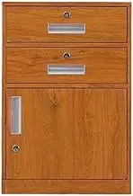 Filing Cabinet Data Office Cabinet Bedside Cabinet Small Cabinet Tin Cabinet File Cabinet Small Short Cabinet Drawer Under The Desk Activity Cabinet Storage Cabinet(Brown)