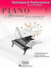 [Faber Piano Adventures] Level 1 Technique & Performance Book: Technique & Performance - Anglicised Edition, Red/White