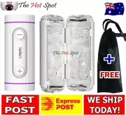 GENUINE Leten Space Capsule Double Holed Masturbator Pocket Pussy Male Mens