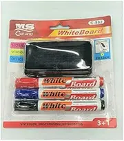 Lylac White Board Marker with Brush 3 Pieces