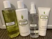 Set Of 4 Crabtree Evelyn Garden Bouquet Body Wash + Lotion + Mist + Hand Therapy