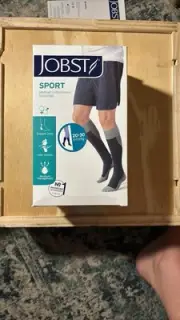 Jobst Sport 20-30 MmHg Compression Socks black Size small 7529010