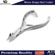 Manicure Pedicure Moon Shape Cutter Spring Action Chiropody Podiatry Clippers