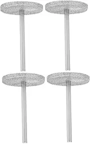 WOFASHPURET Professional Nail Tools Set 4pcs Flat Disc Nail Drill Bits Replaceable Foot Sandpaper Sanding Discs Manicure Kit
