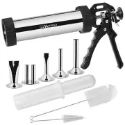 2 Pound Jerky Gun Kits Jerky Maker Gun Stainless Steel Sausage Stuffer