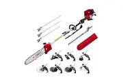 Giantz 40CC Pole Chainsaw Hedge Trimmer Brush Cutter Whipper Saw 4-Stroke 9-in-1