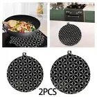 2Pcs Induction Cooktop Mat Baking Mats Kitchen Tool Multifunctional Silicone