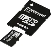 Transcend 4GB microSDXC/SDHC Class 10 (Premium) with Adapter