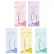 Plus PASTY Glue Tape Double-Sided Adhesive DIY Craft Scrapbooking Clear Colors