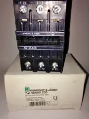 BENEDIKT&JAGER K2-45A00-230 22KW 3POLE CONTACTOR - 230VAC COIL with 3xNORM OPEN