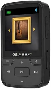 SAMVIX GLASBA 64GB Kosher MP3 Player with Bluetooth and Samvix Books (Black)