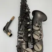 Brand New Professional E-flat Alto Saxophone with All Black Nickel Matte Finish