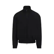 [Fear Of God] Fear Of God-Black High Neck Bomber Virgin Wool Jacket-Uomo L STAND