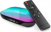 HK1 Box TV Box Android 9.0, 4GB RAM 32GB ROM, S905X3 Quad Core 64bit Cortex-A55, GPU G31™ MP2, 2.4G/5G Dual WiFi BT4.0 H.265 Decoding LAN 1000 RJ-45, HD 8K Smart TV Box