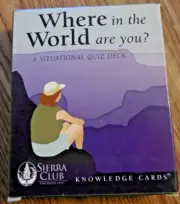 NEW Pomegranate Sierra Club "Where in the World Are You?" Knowledge Cards