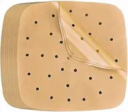200-Pack Air Fryer Liners,Air Fryer Parchment Paper, Square Air Fryer Liner Paper, H HOME-MART Heavy Duty Perforated Parchment Paper Air Fryer Paper for Steaming Basket
