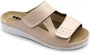 [LEON] 5010 Leather Shoes Sandals Clog Mules Comfort Shoes Slippers Women