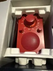 Tivoli Audio Bluetooth 5.1 AM/FM Radio Portable, Red NIB