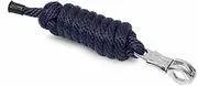 Tie Rope for Horses and Ponies Start Hard PP Rope 2 m with Classic Snap Hook and Panic (Navy Blue, Panic)