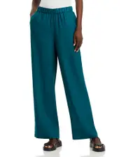 Eileen Fisher Linen Wide Leg Pants