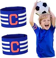 ARTSEWPLY Soft Breathable Soccer Captain Band Professional Football Armbands Hook-and-Loop Closure for Comfort