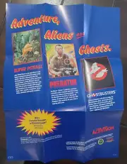 Nintendo Activision Poster Adventure Aliens and Ghosts Free Shipping
