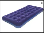 Portable Single Size Air Mattress Blow-Up Bed for Tent Camping Travel**