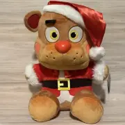Funko 2023 Five Nights at Freddys Holiday Santa Freddy HUGE Plush 16” GameStop