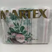 Vintage New Martex No-Iron Percale Full Fitted Sheet 54”x75” Mattress Flowers