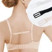 3pcs Nonslip Elastic Adjustable Band Bra Strap Holder Back