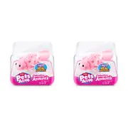 2x Zuru Pet's Alive Robo Axolotls Kids/Children Fun Play Bath Toy Assorted 3y+