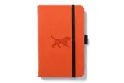 Dingbats A6 Pocket Wildlife Orange Tiger Notebook Plain