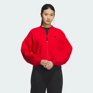 【adidas 愛迪達】運動外套 休閒外套 女外套 BOMBER JKT(IM8873)