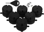 Totority 1Set Plastic Surf Fin Plug Replacement for Sup Easy Installation Fin Box Base Repair Tool Compatible with Surfboards and Kayaks