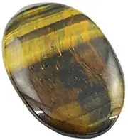 INDIA MADE Tiger Eye Stone 5.25 Ratti / 4.50 Carat Natural Earth Mined Aa+ Quality Lab-Certified Tiger Eye/Tiger Stone/Tiger'S Eye Chitti Loose Gemstone-B0BVMCG7F7