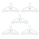 5pcs Tie Hanger Waves Storage Good Load-bearing Reusable Coat Hanger Lightweight